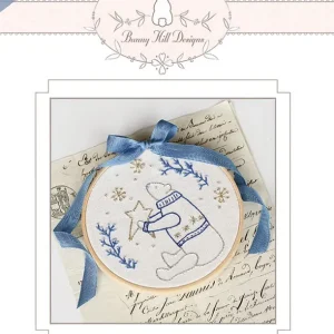 Winter Wishes Sweet Stitches Downloadable PDF Hand Embroidery Pattern | Bunny Hill Designs Clearance