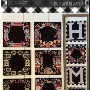 Wreath Swap 2 Cross Stitch Pattern | Stitching with the Housewives Luxury