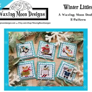 Winter Littles Downloadable PDF Cross Stitch Pattern | Waxing Moon Designs Limited Edition
