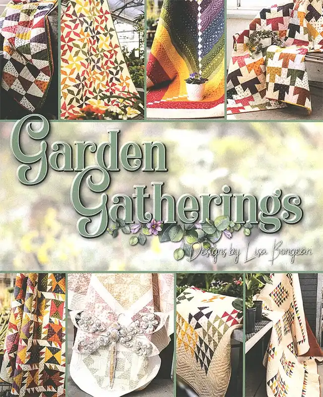 Get Yours Garden Gatherings Quilt Book | Lisa Bongean of Primitive Gatherings #PRI-1015