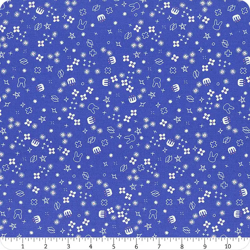 Woodland Park Blue Ribbon Bunny Bloom Yardage | SKU# RS1088-14 Fresh Stock