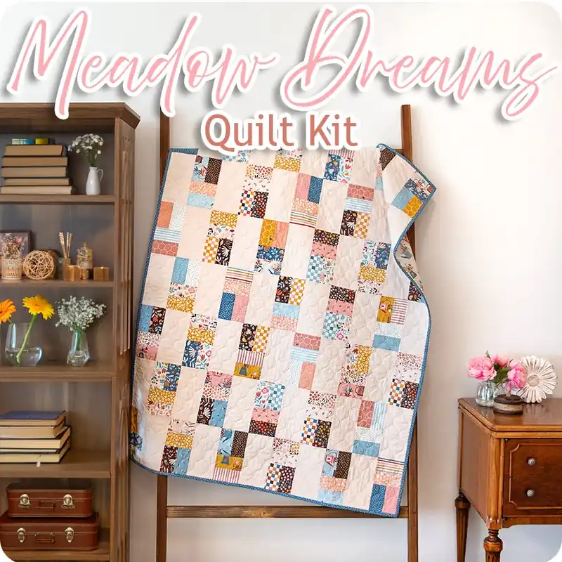 Limited Edition Meadow Dreams Quilt Kit | Featuring Blossoms & Blooms by Elena Amo