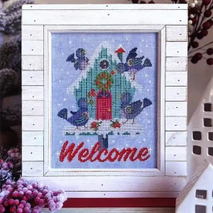 Winter Welcome Cross Stitch Pattern | Satsuma Street Direct From Manufacturer
