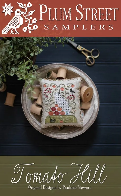 Editor’s Pick Tomato Hill Cross Stitch Pattern | Plum Street Samplers
