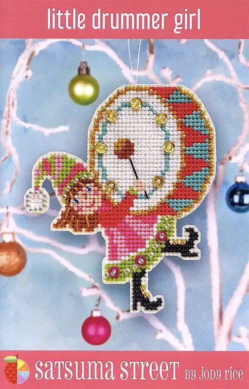 Little Drummer Girl Cross Stitch Kit | Satsuma Street Mega Sale