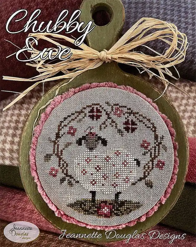 Chubby Ewe Cross Stitch Pattern | Jeannette Douglas Designs Premium