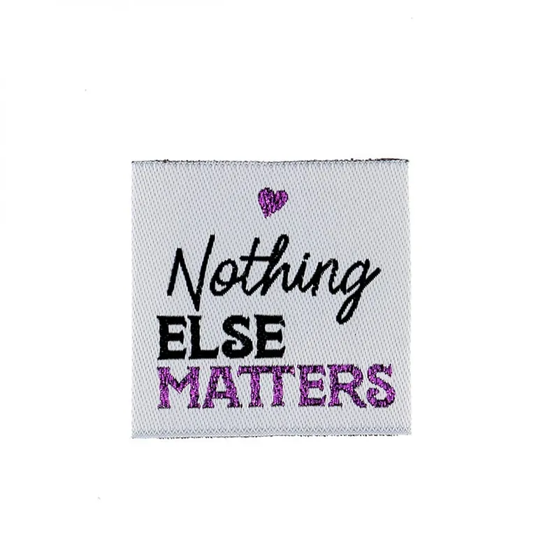 Nothing Else Matters Sew On Woven Labels | Bohin #71020L Fast Shipping