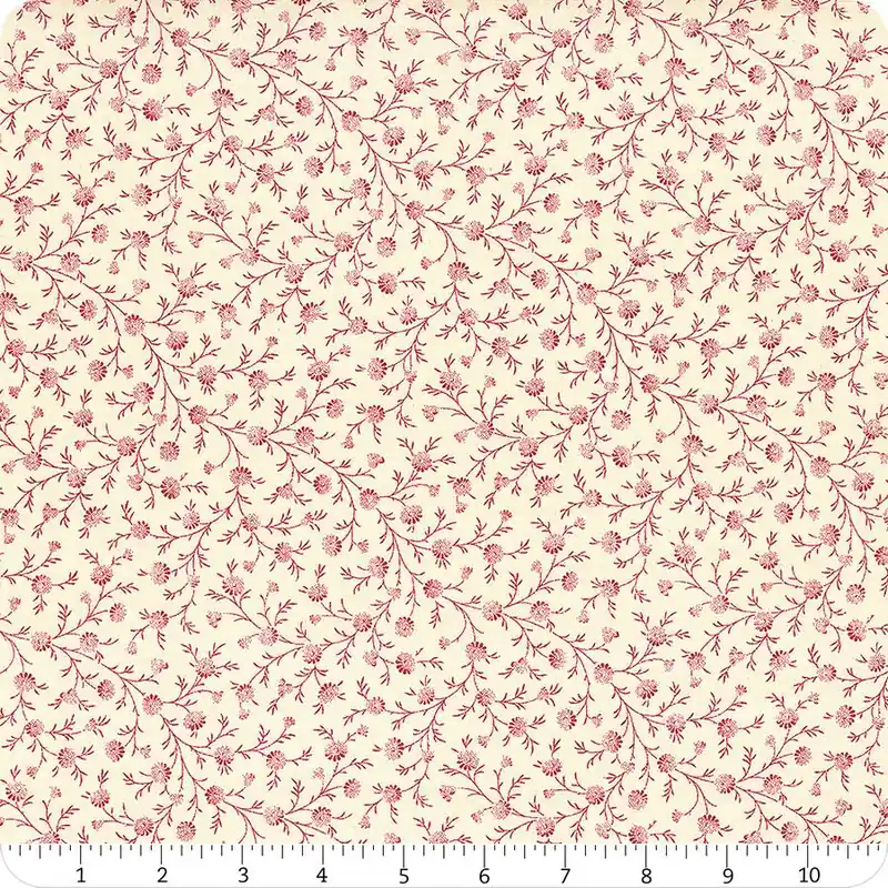 Premium Farmhouse Ruby Daisy Garland Yardage | SKU# 1358-R