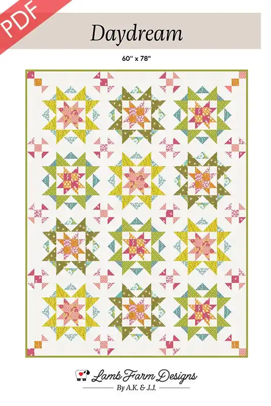 Daydream Downloadable PDF Quilt Pattern | Lamb Farm Designs Special Offer