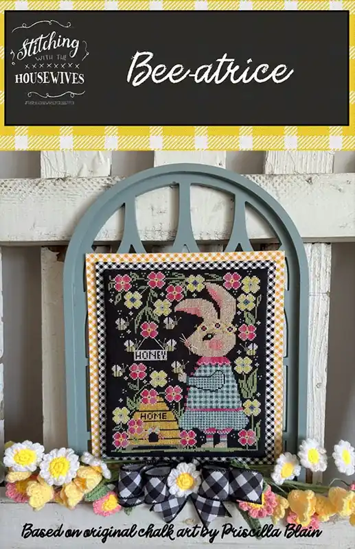 Place Order BEE-atrice Cross Stitch Pattern | Stitching with the Housewives