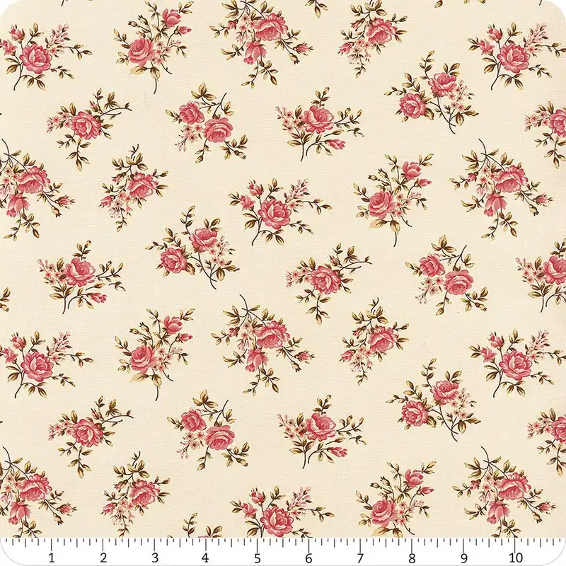 Collections for a Cause: Unity Ivory Rose Bouquet Yardage | SKU# 46261-11 High Quality