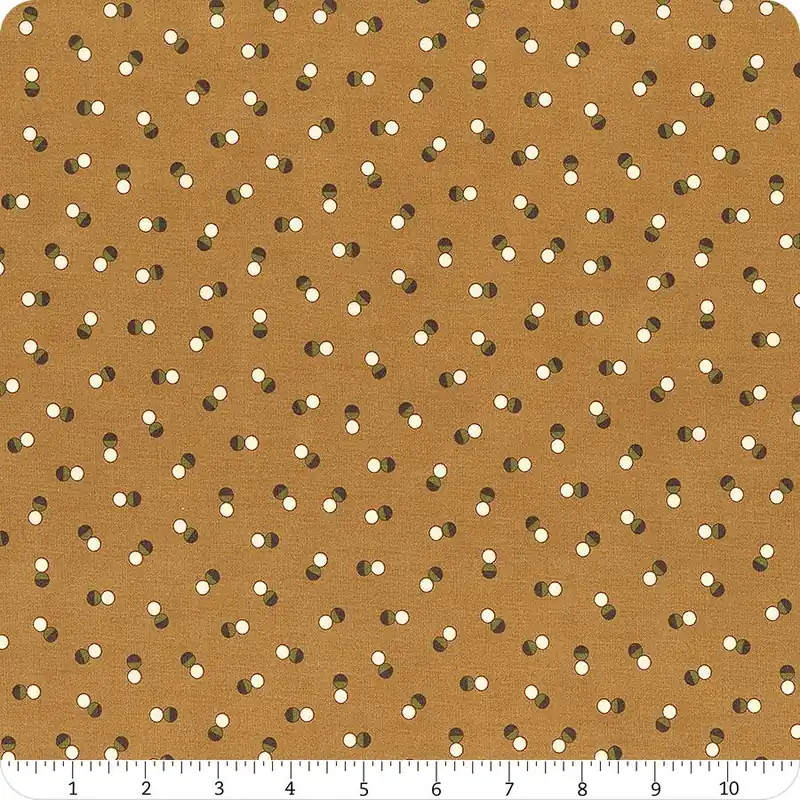 High Quality Collections for a Cause: Unity Cognac Twin Dot Yardage | SKU# 46266-17