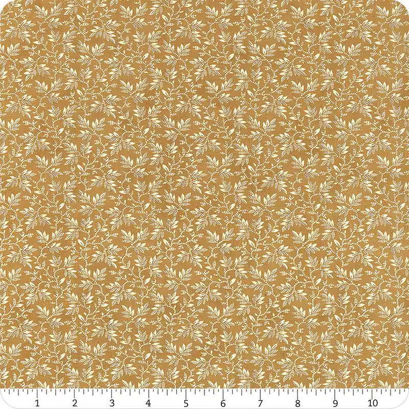 Money Back Guarantee Collections for a Cause: Unity Cognac Wandering Leaves Yardage | SKU# 46268-38