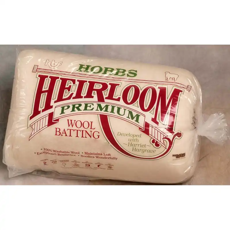 Shop Now Hobbs 120" x 120" Heirloom Wool Quilt Batting | Hobbs #HWL120