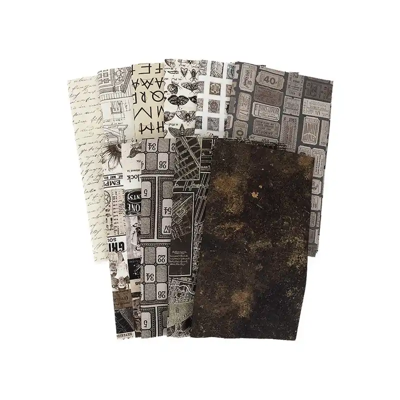 Special Discount Charcoal Eclectic Elements Palettes Half Yard Bundle | Tim Holtz for FreeSpirit Fabrics