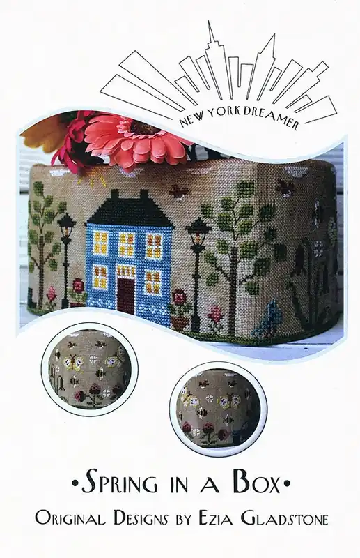 Spring in a Box Cross Stitch Pattern | New York Dreamer Free Returns