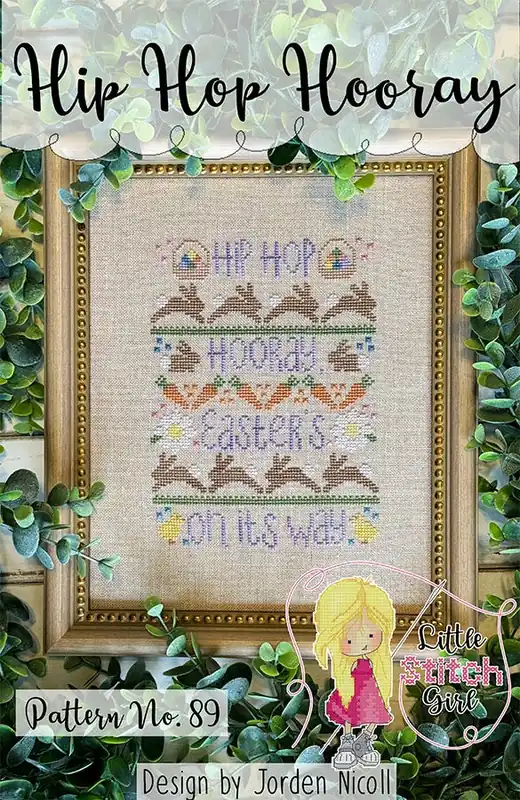 Limited Offer Hip Hop Hooray Cross Stitch Pattern | Little Stitch Girl