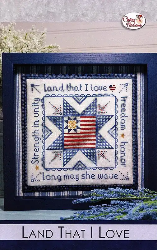 Land That I Love Cross Stitch Pattern | Cherry Blossoms Get Yours