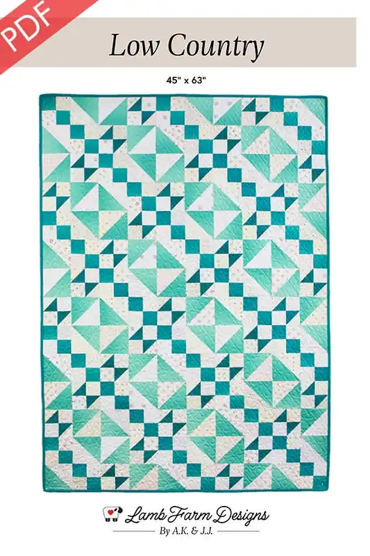 Low Country Downloadable PDF Quilt Pattern | Lamb Farm Designs Budget
