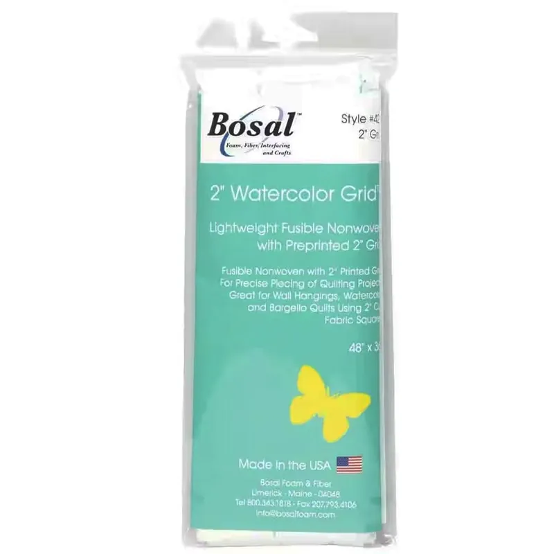 Bosal 36" x 48" Watercolor Grid Fusible Nonwoven Interfacing | Bosal #427B-WHT Deal