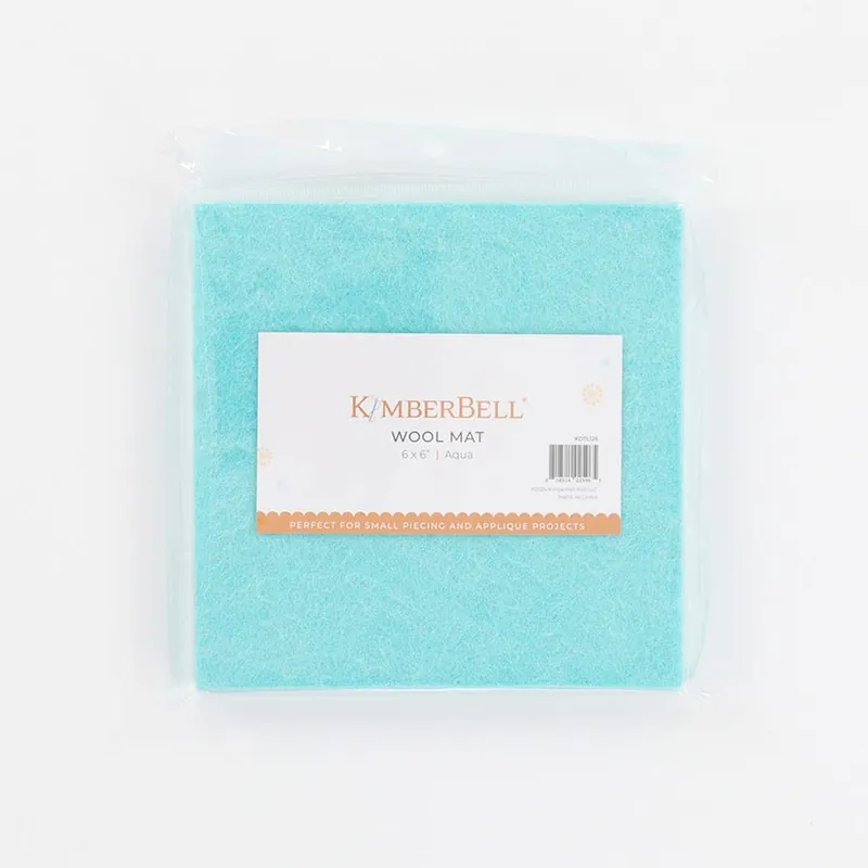 High Quality 6" x 6" Aqua Wool Mat | Kimberbell #KDTL126