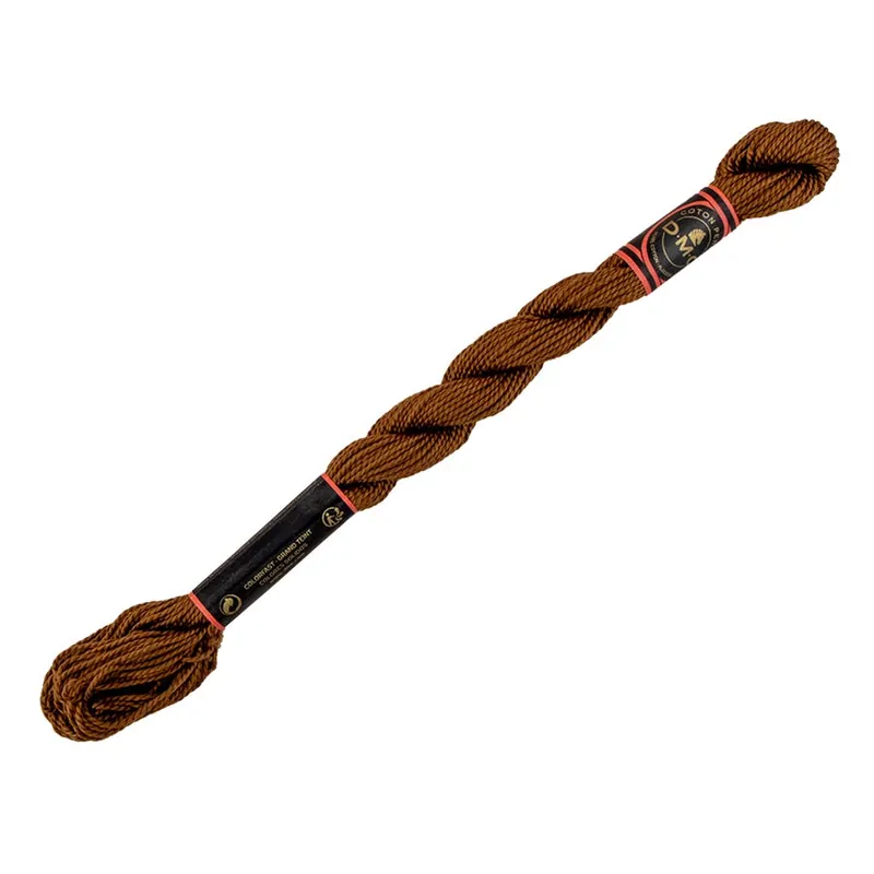 DMC 869 Coffee Pearl Cotton Size 5 Embroidery Floss | DMC #115-5-869 Modern