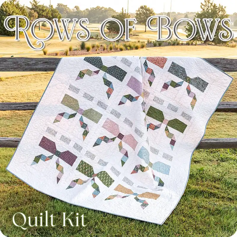 Rows of Bows Quilt Kit | Featuring Threads of Grace by Kassidy Grace Secure Checkout