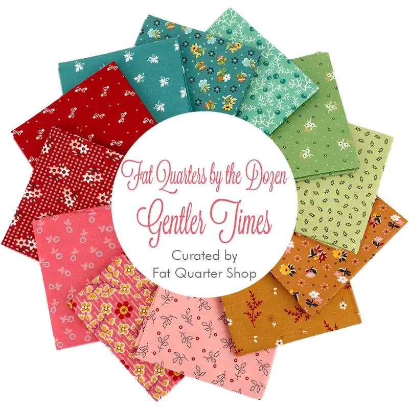 Gentler Times Fat Quarters by the Dozen Companion Fat Quarter Bundle | Curated by Fat Quarter Shop featuring Riley Blake Designs New Arrival