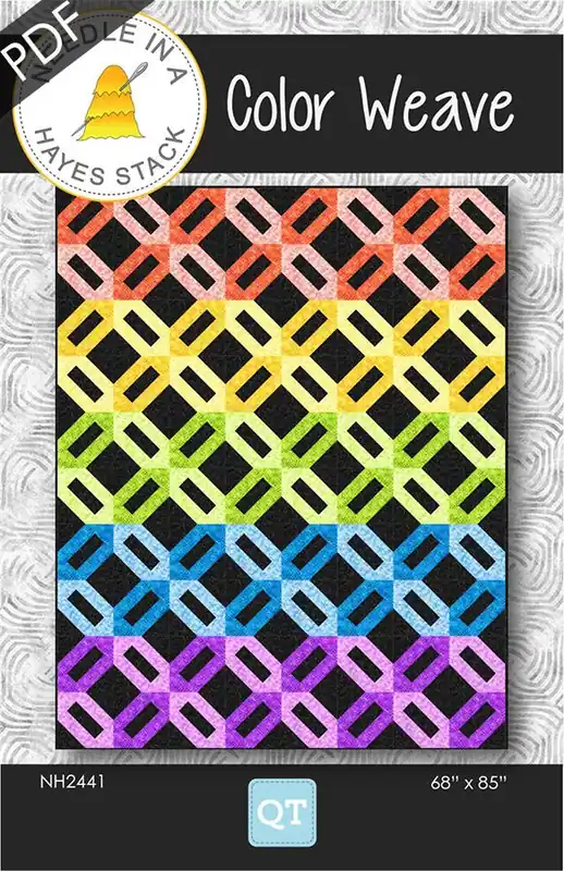 Original Color Weave Downloadable PDF Quilt Pattern | Needle in a Hayes Stack