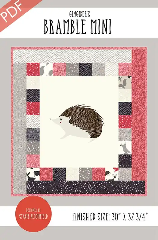 Bramble Mini Downloadable PDF Quilt Pattern | Gingiber Buy Direct