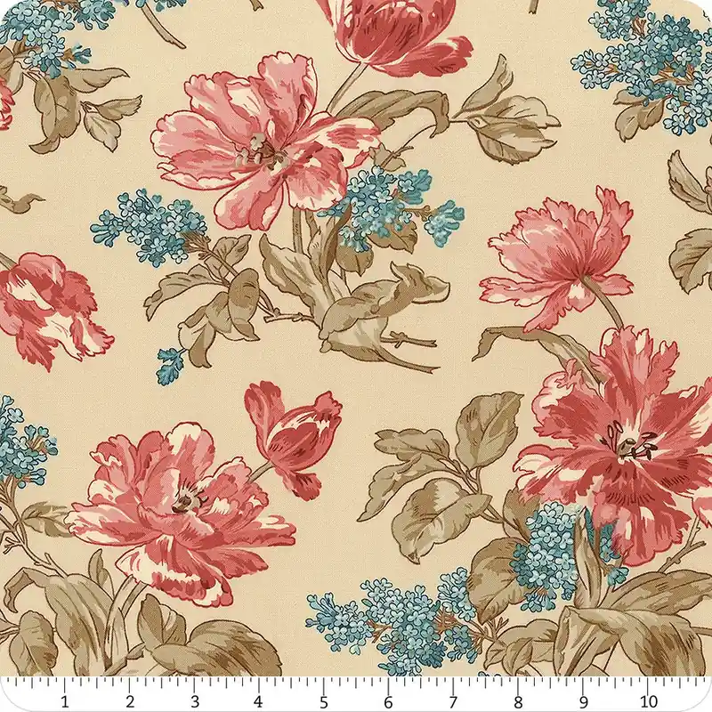 Lighthouse Sand Front Porch Bouquet Yardage | SKU# 1472-L Handmade