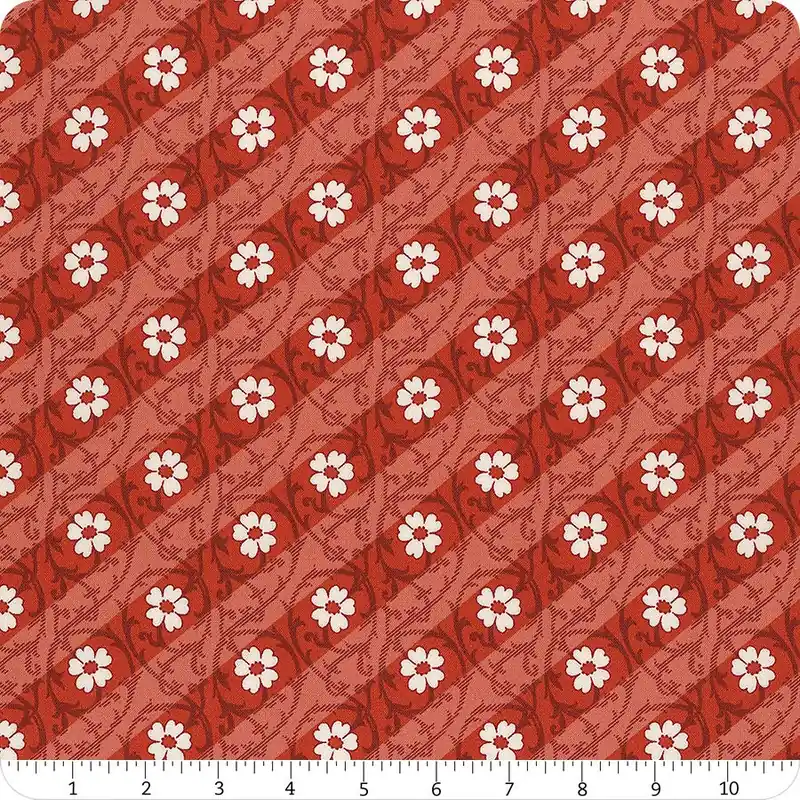 Lighthouse Red Roof Salt Marsh Mallow Yardage | SKU# 1483-R Limited Edition