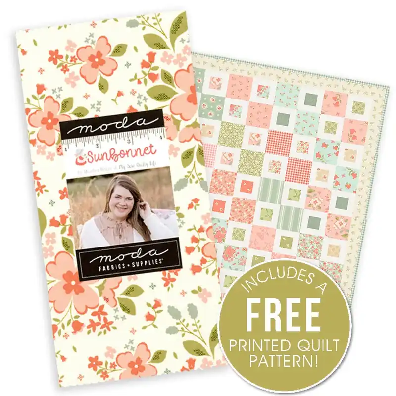 Markdown Sunbonnet Jolly Bar | My Sew Quilty Life for Moda Fabrics