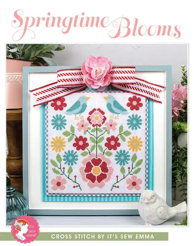 Springtime Blooms Cross Stitch Pattern | It's Sew Emma #ISE-4089 Next Day Delivery