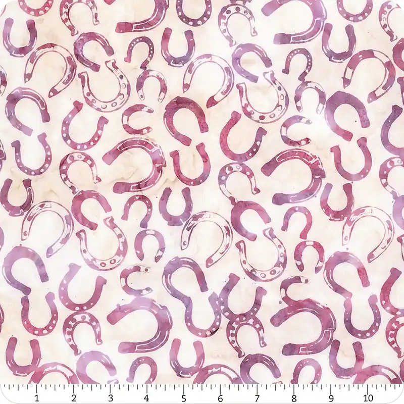 Cowgirl Dreams Batiks Victoria Horseshoe Yardage | SKU# W2598-245 Factory Price