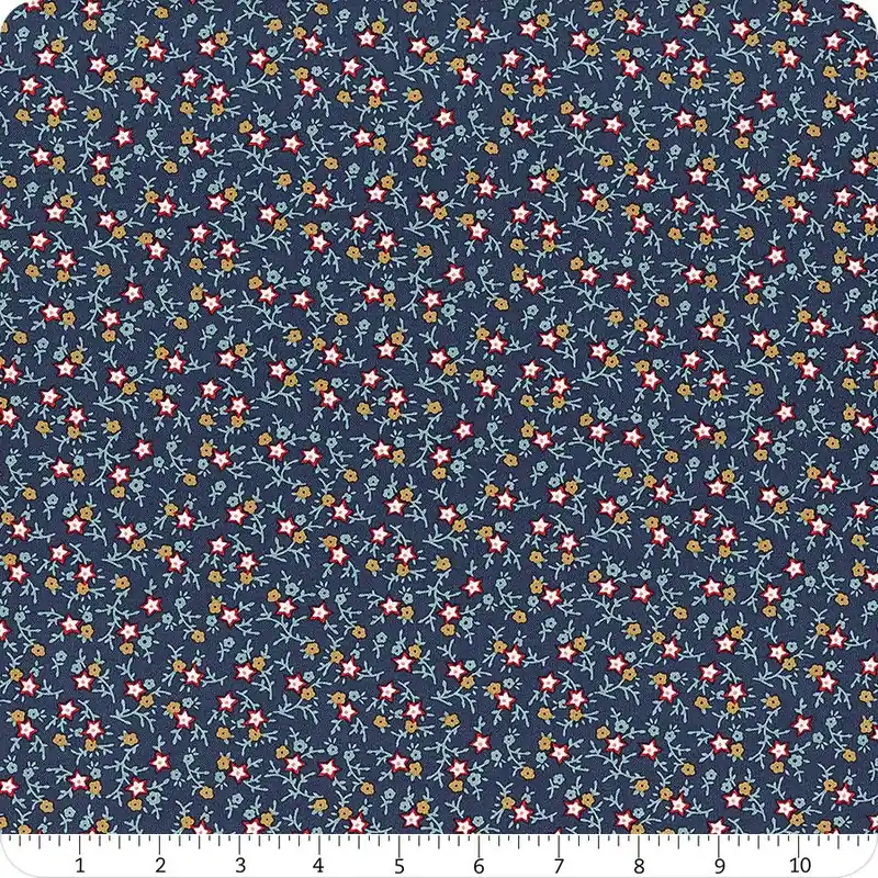 Mega Sale Americana Dark Denim July Yardage | SKU# C16094-DKDENIM