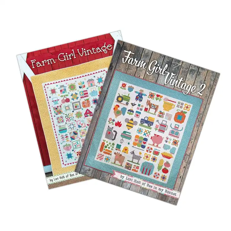 Money Back Guarantee Farm Girl Vintage Quilt Book Bundle | Lori Holt of Bee in my Bonnet