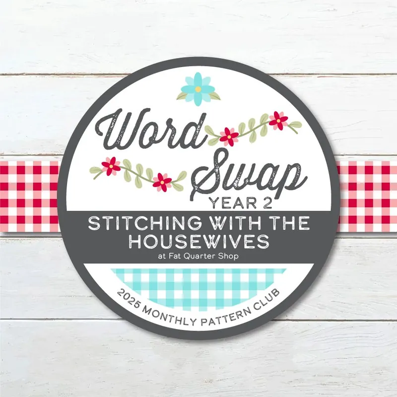 Word Swap Year 2 Cross Stitch Pattern Club | Stitching with the Housewives Top Rated