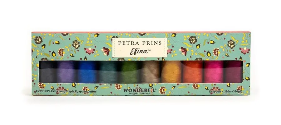 Warranty Included Petra Prins Efina Promenade 10ct Thread Pack | Petra Prins for Wonderfil #WFPPPP