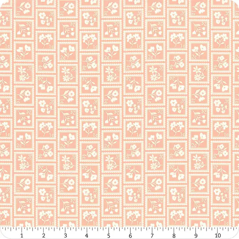 Limited Edition Cottage Charm Jovial Sweet Stamps Yardage | SKU# 31751-15