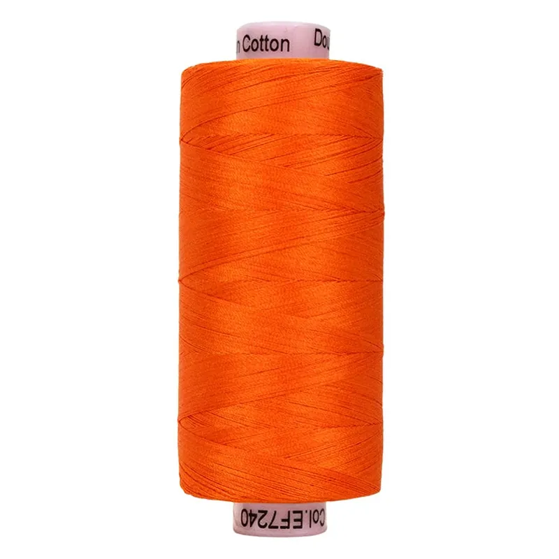 60wt Riley Orange Confetti Cotton 100% Cotton Thread | Wonderfil for Riley Blake Designs #RBTH-49581 Hassle-Free Returns