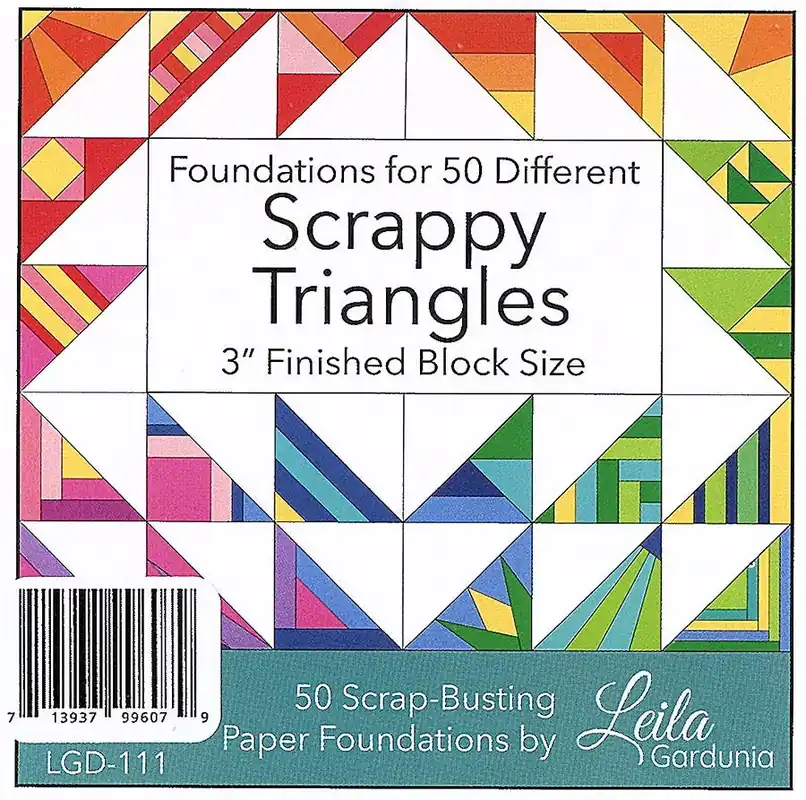 Top Rated Scrappy 3" Triangles Foundation Papers | Leila Gardunia #LGD-111