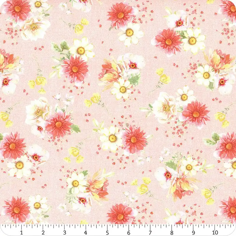 Limited Time Afternoon in the Garden Blush Fresh Cut Yardage | SKU# 54435-2