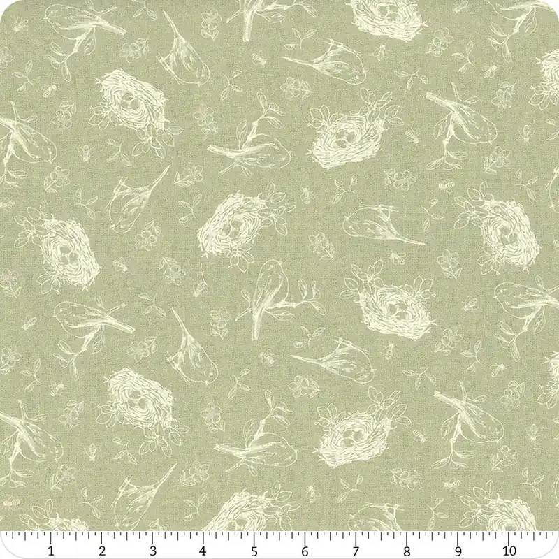 Afternoon in the Garden Sage Bird Song Yardage | SKU# 54436-3 Buy Today