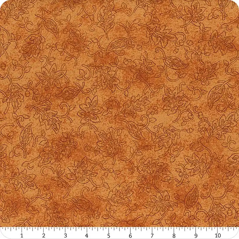 Autumn Breeze Pumpkin Drifting Silhouette Yardage | SKU# 17155-23 Sale
