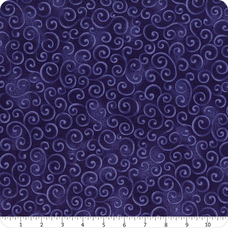 Premium Autumn Breeze Navy Swirling Winds Yardage | SKU# 17153-11