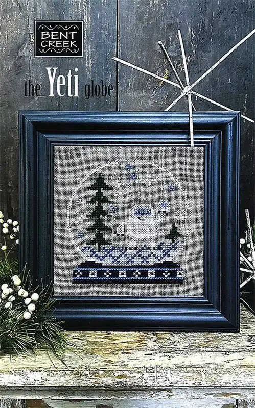 Weekend Sale The Yeti Snowglobe Cross Stitch Kit | Bent Creek