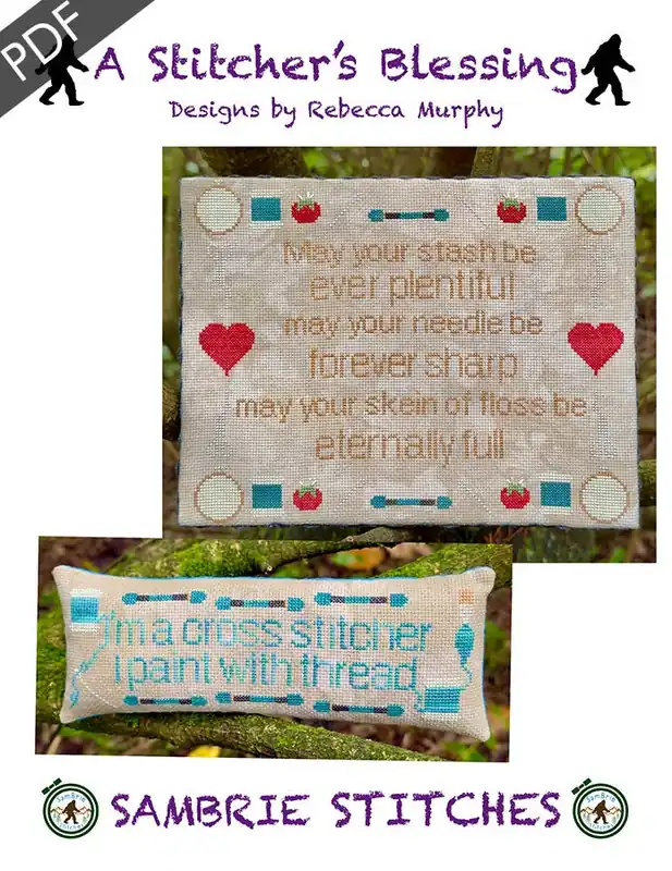 Super Sale A Stitcher’s Blessing Downloadable PDF Cross Stitch Pattern | Sambrie Stitches Designs