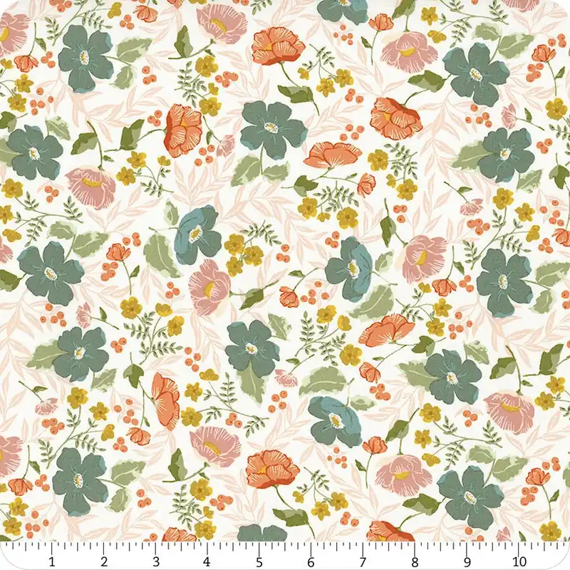Final Sale Winged Medley Cloud Boho Blooms Yardage | SKU# C15912-CLOUD