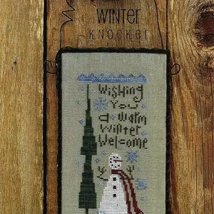 Winter Knocker Cross Stitch Pattern | Bent Creek Direct From Manufacturer
